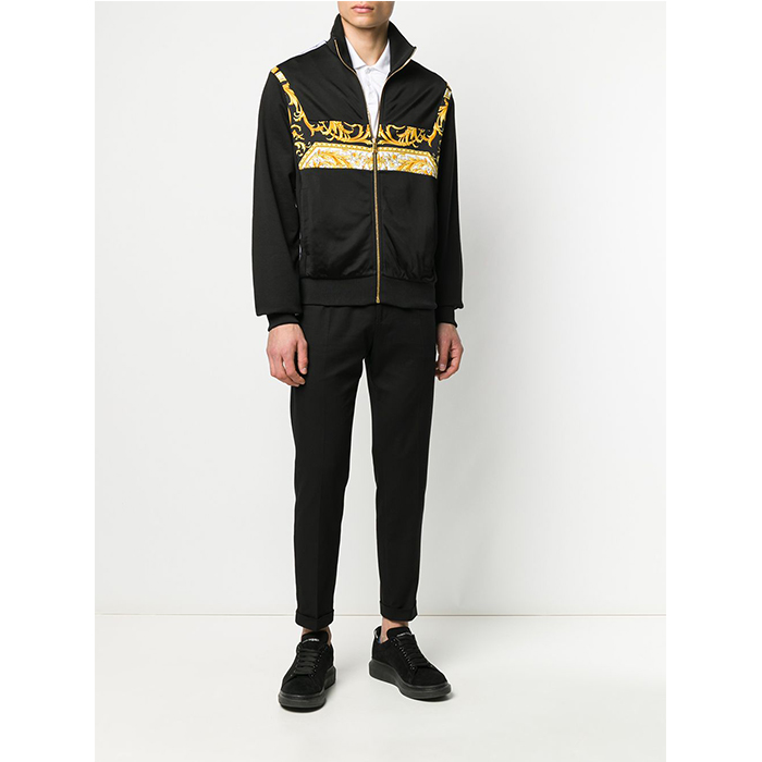 Image 2 of ヴェルサーチ メンズバロッコロゴボンバージャケット A85348 2536 7900